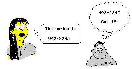 trouble with numbers